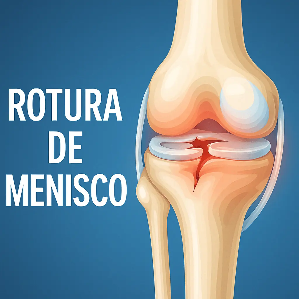 qué es la rotura del menisco