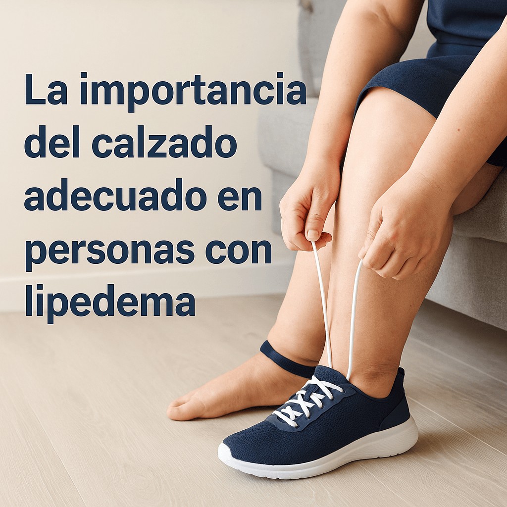 Calzado adecuado para personas con Lipedema