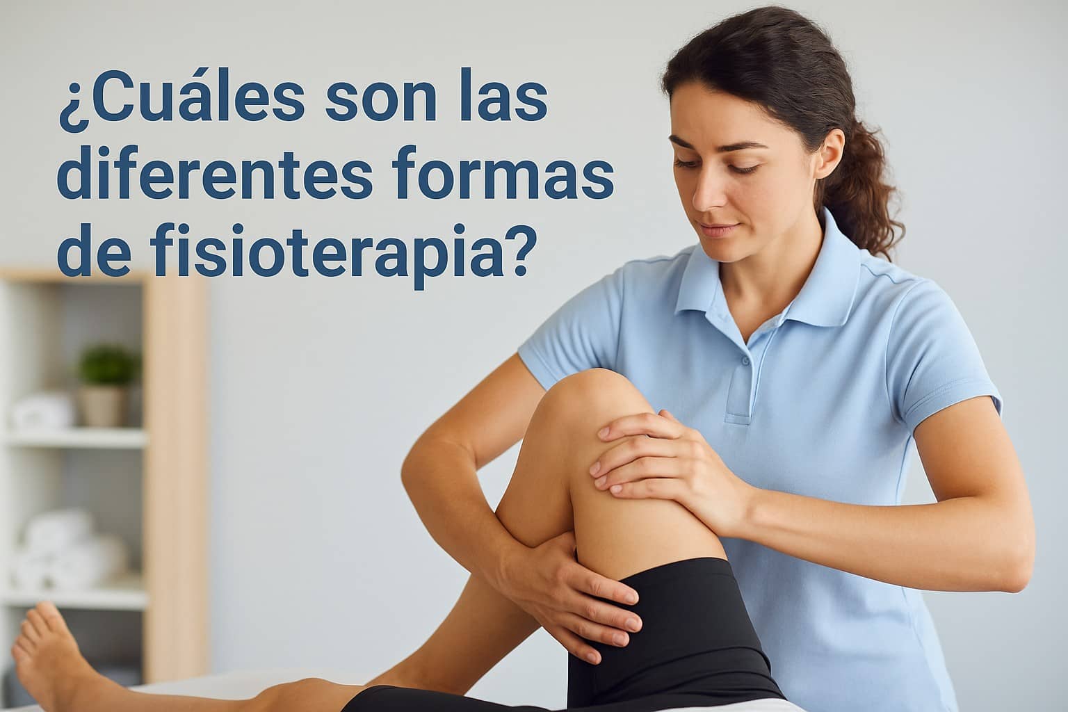 cuáles son las diferentes formas de fisioterapia