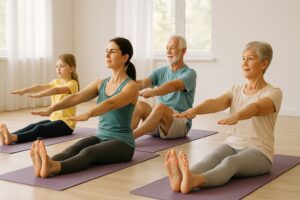 Práctica de pilates en distintas edades