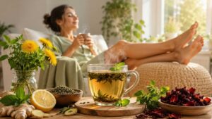 Las mejores infusiones para aliviar las piernas hinchadas